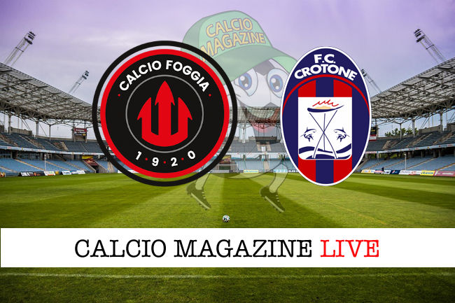 Foggia Crotone cronaca diretta live risultato in tempo reale