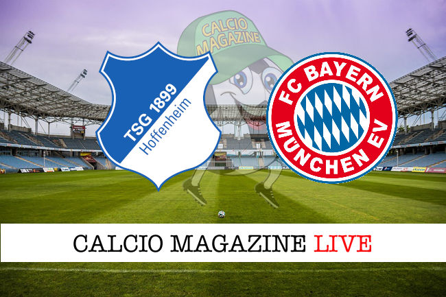 Hoffenheim Bayern Monaco cronaca diretta live risultato in tempo reale