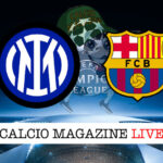 Inter Barcellona cronaca diretta live risultato in tempo reale