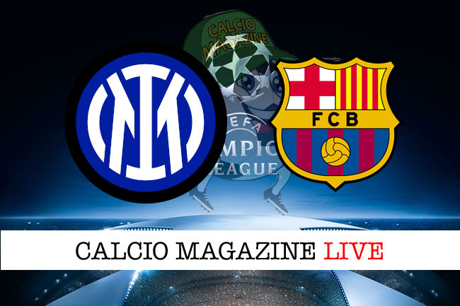 Inter Barcellona cronaca diretta live risultato in tempo reale