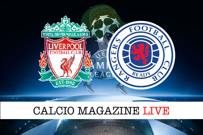 Liverpool Rangers cronaca diretta live risultato in tempo reale