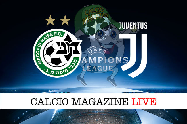 Maccabi Haifa Juventus cronaca diretta live risultato in tempo reale