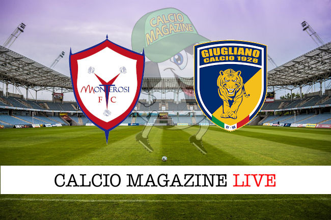 Monterosi Tuscia Calcio Giugliano cronaca diretta live risultato in tempo reale