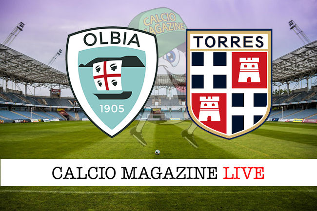 Olbia Torres cronaca diretta live risultato in tempo reale