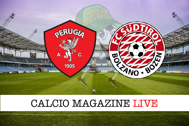Perugia Sudtirol cronaca diretta live risultato in tempo reale
