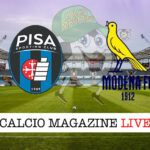 Pisa Modena cronaca diretta live risultato in tempo reale