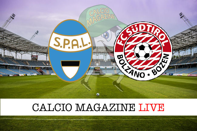 SPAL Sudtirol cronaca diretta live risultato in tempo reale