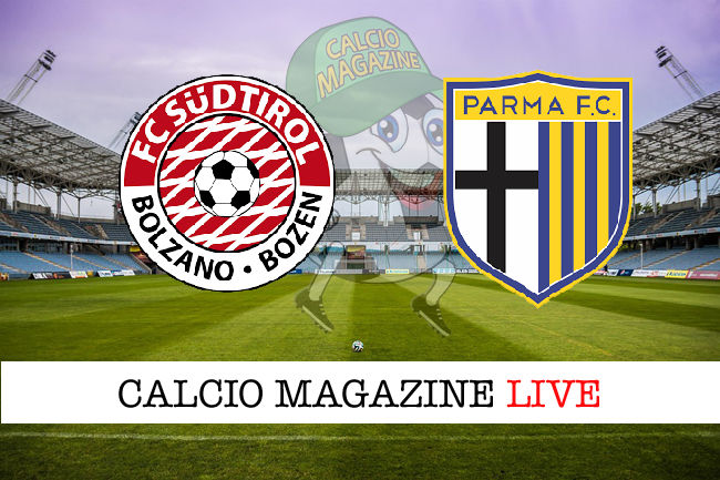 Sudtirol Parma cronaca diretta live risultato in tempo reale