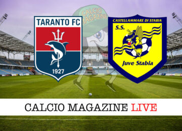 Taranto Juve Stabia cronaca diretta live risultato in tempo reale