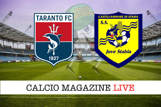 Taranto Juve Stabia cronaca diretta live risultato in tempo reale