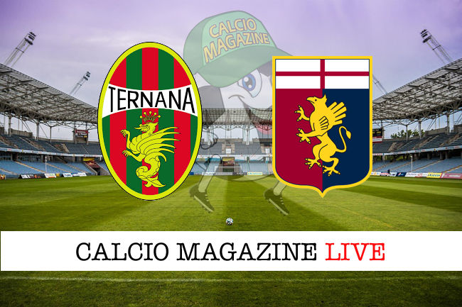 Ternana Genoa cronaca diretta live risultato in tempo reale