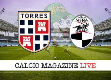 Torres Siena cronaca diretta live risultato in tempo reale