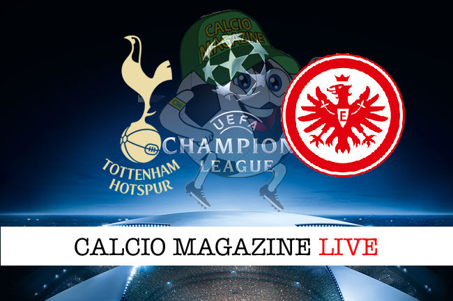 Tottenham Eintracht Francoforte cronaca diretta live risultato in tempo reale
