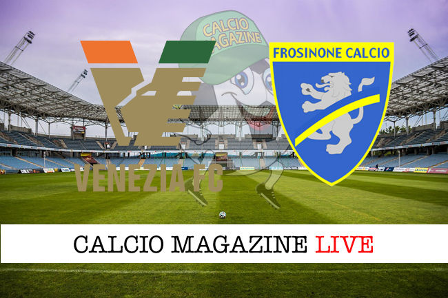 Venezia Frosinone cronaca diretta live risultato in tempo reale