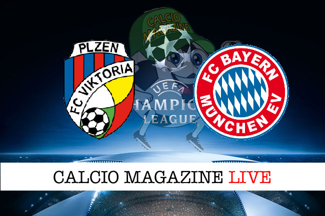Viktoria Plzen Bayern Monaco cronaca diretta live risultato in tempo reale