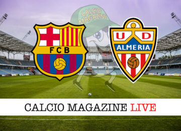 Barcellona Almeria cronaca diretta live risultato in tempo reale