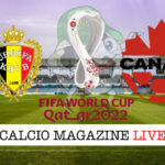 Belgio Canada cronaca diretta live risultato in tempo reale