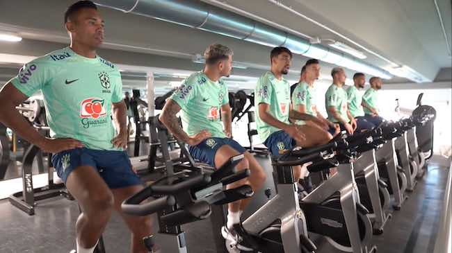 brazil national team technogym group cycle