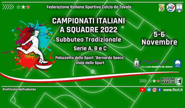 campionati subbuteo 5-6 novembre 2022