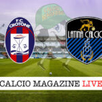 Crotone Latina cronaca diretta live risultato in tempo reale