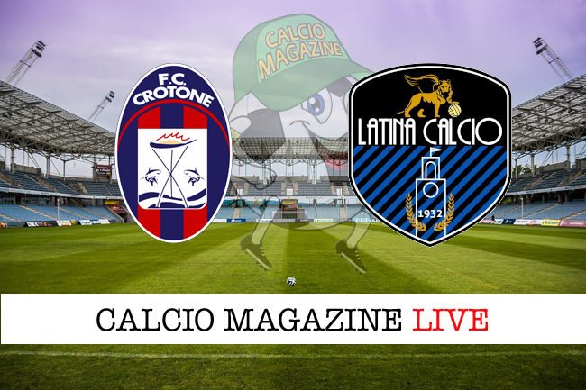 Crotone Latina cronaca diretta live risultato in tempo reale