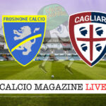 Frosinone Cagliari cronaca diretta live risultato in tempo reale