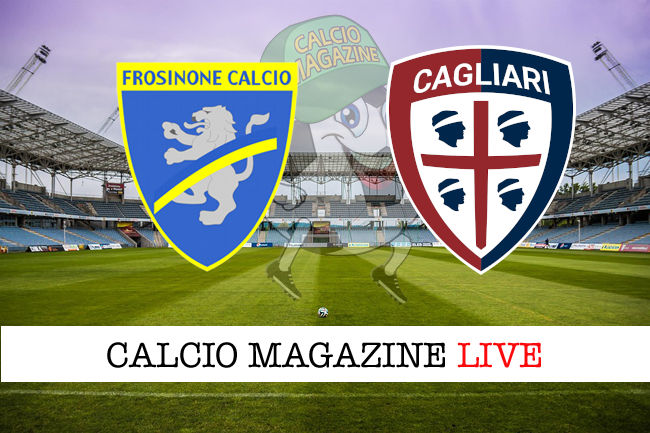 Frosinone Cagliari cronaca diretta live risultato in tempo reale