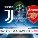 Juventus Arsenal cronaca diretta live risultato in tempo reale