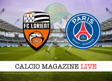 Lorient PSG cronaca diretta live risultato in tempo reale