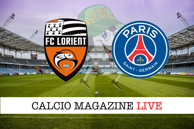 Lorient PSG cronaca diretta live risultato in tempo reale