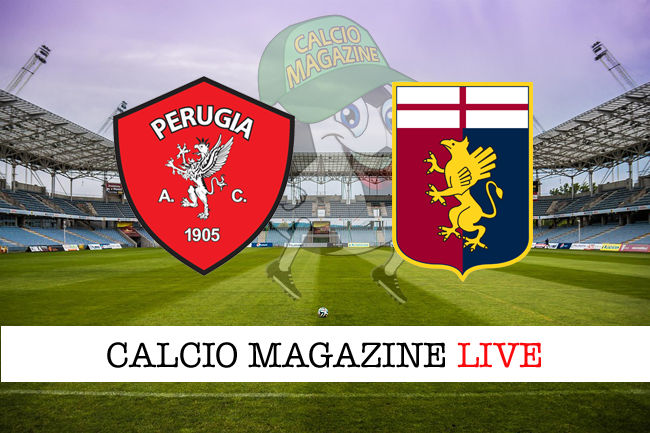 Perugia Genoa cronaca diretta live risultato in tempo reale
