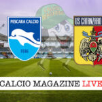 Pescara Catanzaro cronaca diretta live risultato in tempo reale