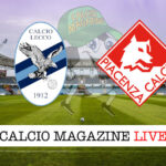 Piacenza Lecco cronaca diretta live risultato in tempo reale