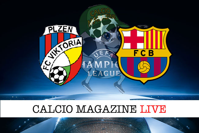 Viktoria Plzen Barcellona cronaca diretta live risultato in tempo reale