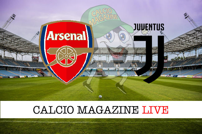 Arsenal Juventus cronaca diretta live risultato in tempo reale