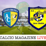 Audace Cerignola Juve Stabia cronaca diretta live risultato in tempo reale