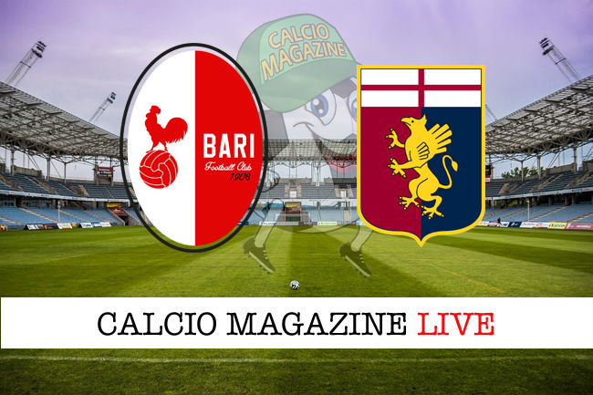 Bari Genoa cronaca diretta live risultato in tempo reale