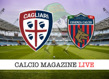 Cagliari Cosenza cronaca diretta live risultato in tempo reale