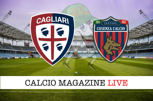 Cagliari Cosenza cronaca diretta live risultato in tempo reale