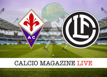 Fiorentina Lugano cronaca diretta live risultato in tempo reale