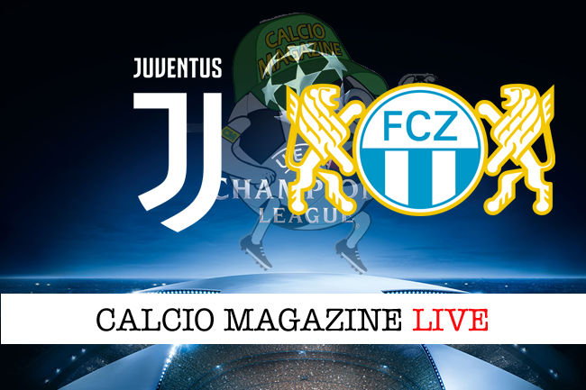 Juventus Zurigo cronaca diretta live risultato in tempo reale