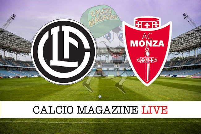 Lugano Monza cronaca diretta live risultato in tempo reale