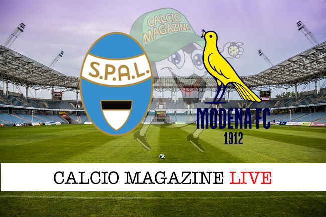 SPAL Modena cronaca diretta live risultato in tempo reale