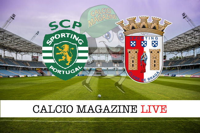 Sporting Lisbona Braga cronaca diretta live risultato in tempo reale