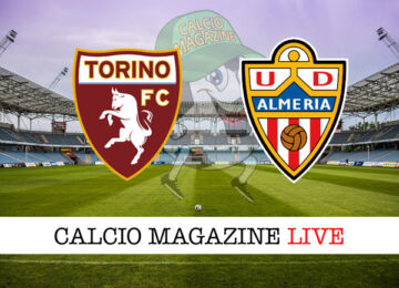 Torino Almeria cronaca diretta live risultato in tempo reale