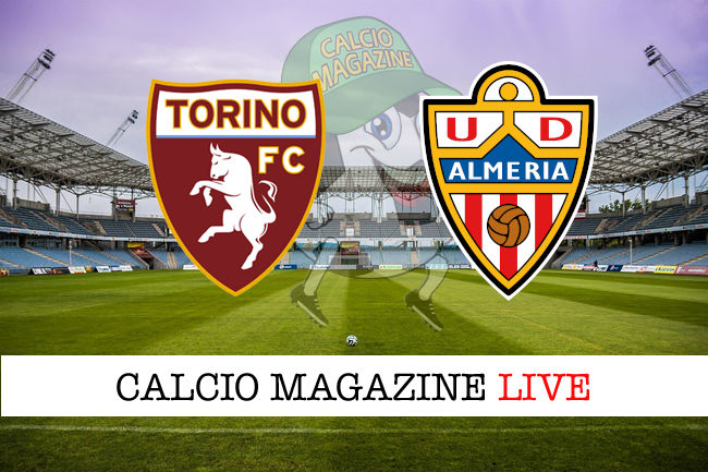 Torino Almeria cronaca diretta live risultato in tempo reale
