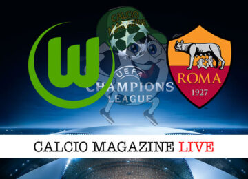 Wolfsburg Roma cronaca diretta live risultato in tempo reale