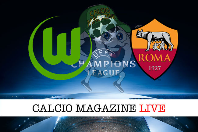 Wolfsburg Roma cronaca diretta live risultato in tempo reale