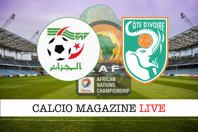 Algeria Costa d'Avorio cronaca diretta live risultato in tempo reale