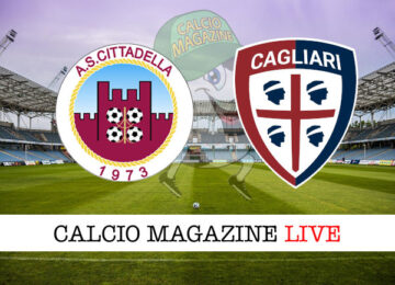 Cittadella Cagliari cronaca diretta live risultato in tempo reale